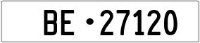 Truck License Plate